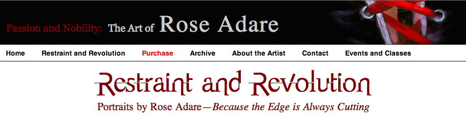 Rose Adare art site