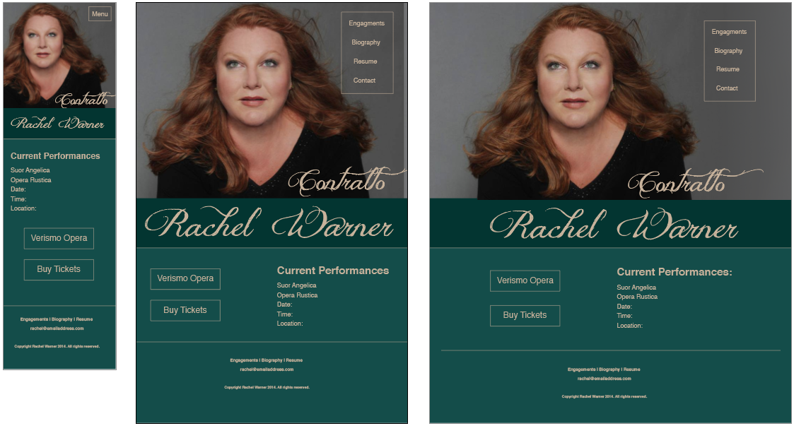 Rachel Warner personal site