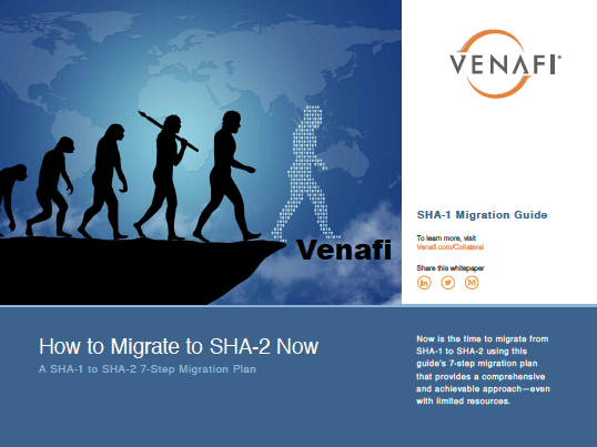 SHA Migration Guide cover